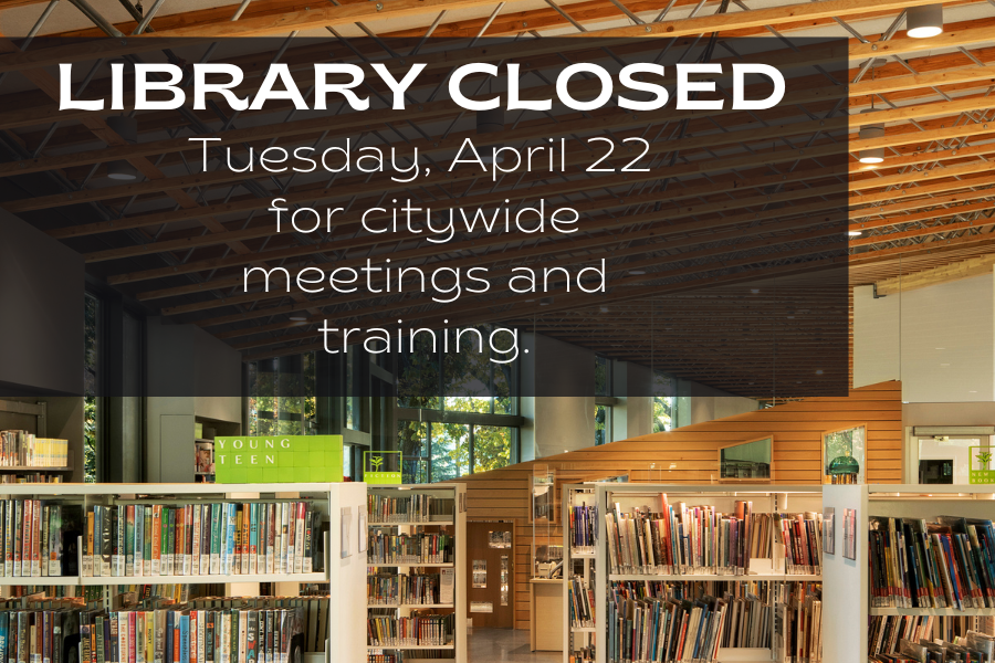 Test over picture of library