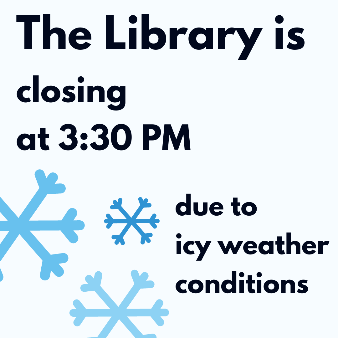 Text and snowflakes