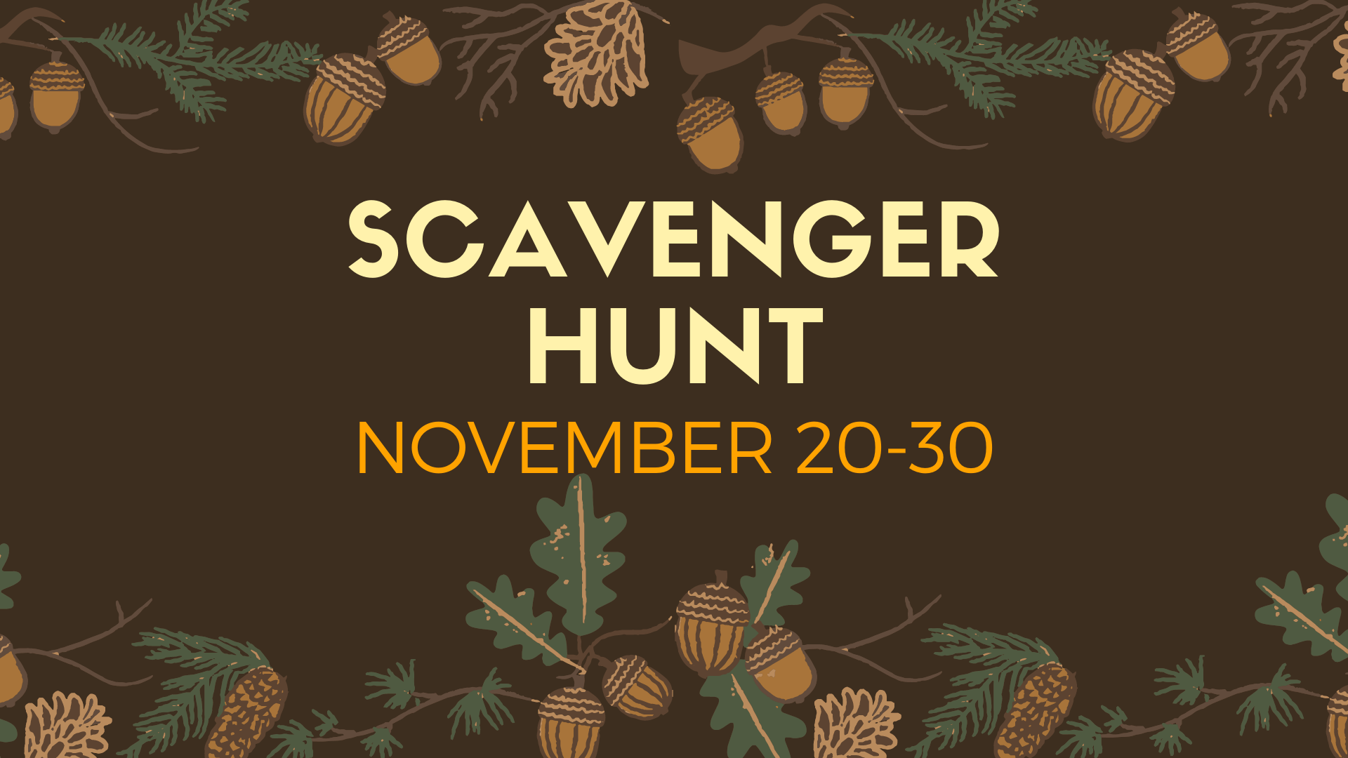 Scavenger Hunt November 20-30