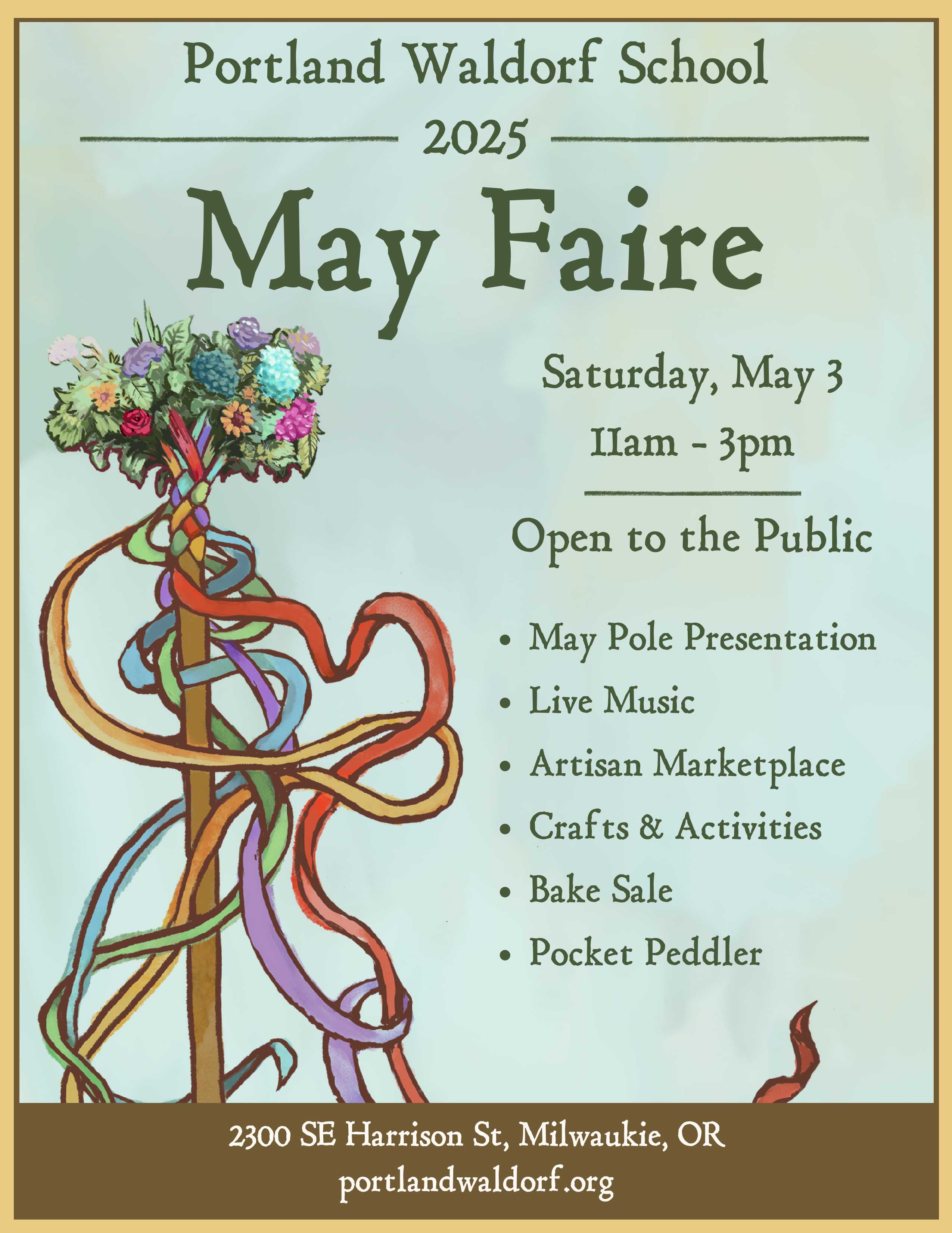 PWS May Faire Poster