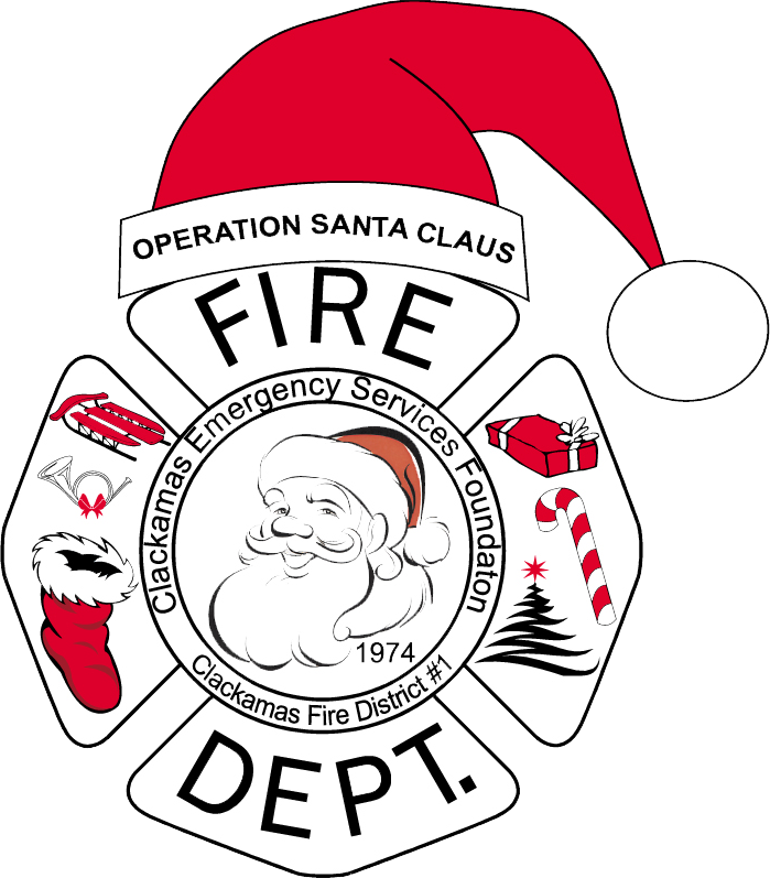 Clack Fire Op Santa Logo