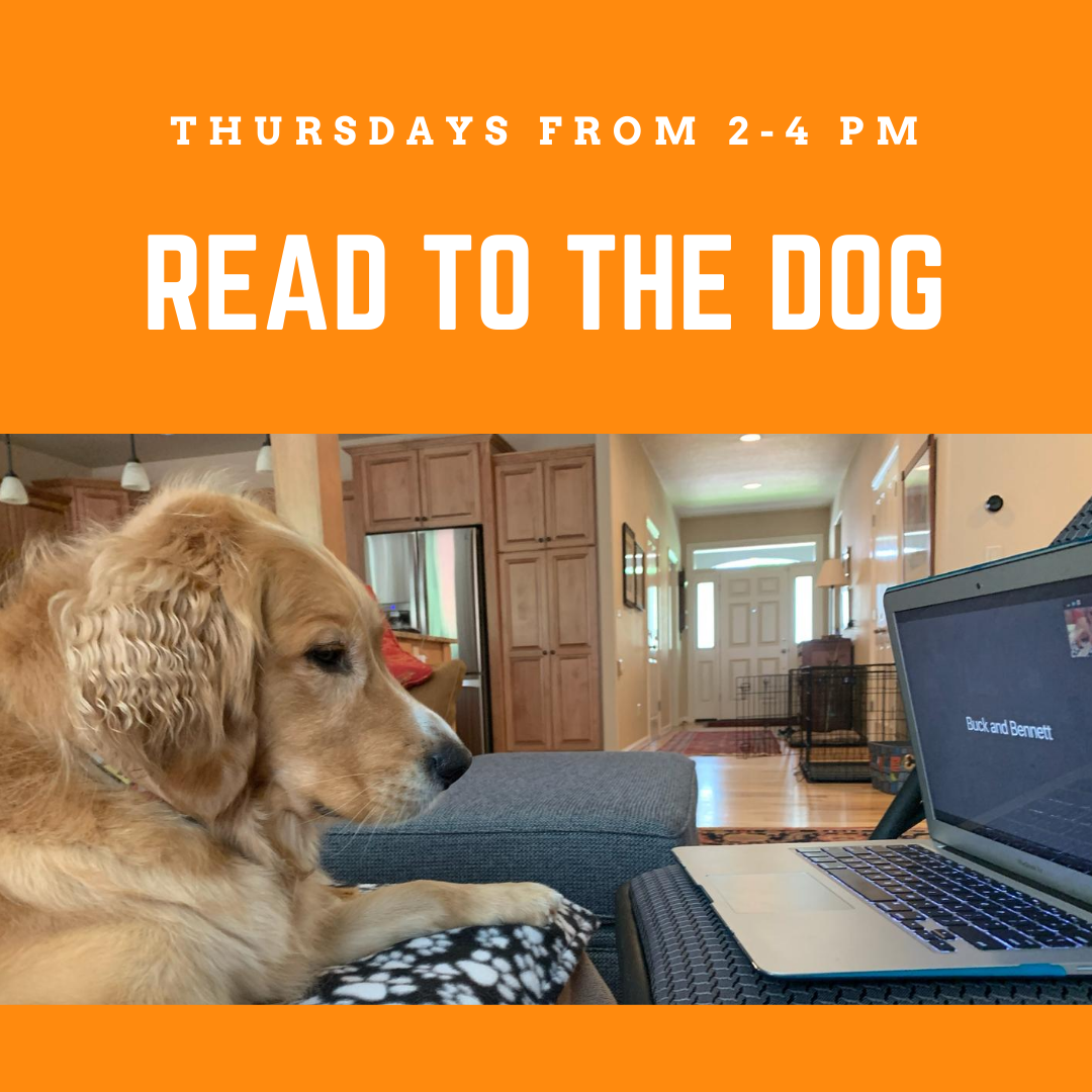 Read to the Dog Thursdays from 2-4 pm