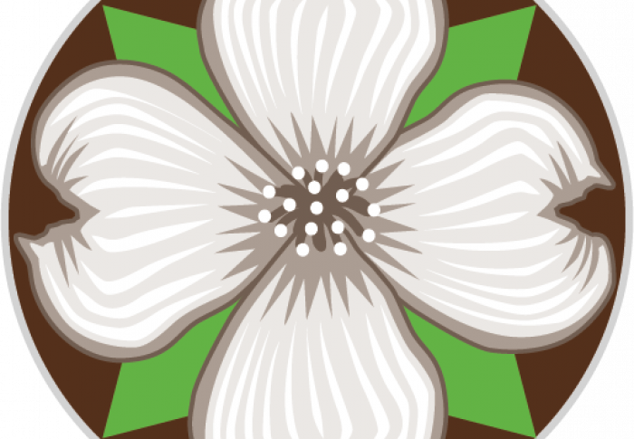 Dogwood flower logo
