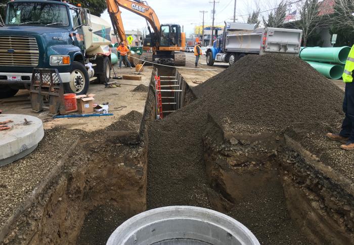 Construction on Main St.