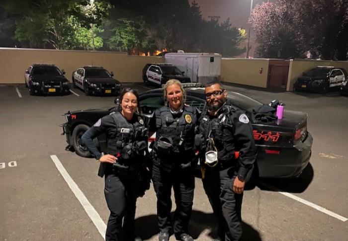 photo of three police officers