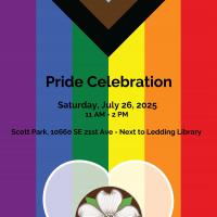 Milwaukie Pride 2025 banner