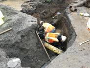 New Water Pipe being installed at Bluebird St and 22nd Ave.