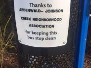 Ardenwald Johnson Creek's First Adopt-A-Stop
