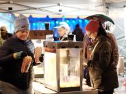 Lake Road volunteers selling popcorn at the 2019 Winter Solstice Event