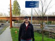 Milwaukie Adopt-A-Road Program - The Bird Family (Charles) Cleaning Up River Rd. 