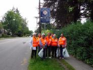 Milwaukie Adopt-A-Road Program - Young Ladies Institute Cleaning Up Washington St. 