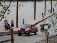 The first boat launch at Milwaukie Riverfront Park