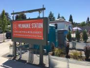 The Milwaukie Station sign