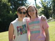 Two people at Milwaukie Pride