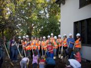 Groundbreaking Ceremony - library staff & kids