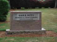 Sara Hite Memorial Garden Marker