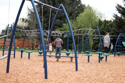 People playing at Wichita Park