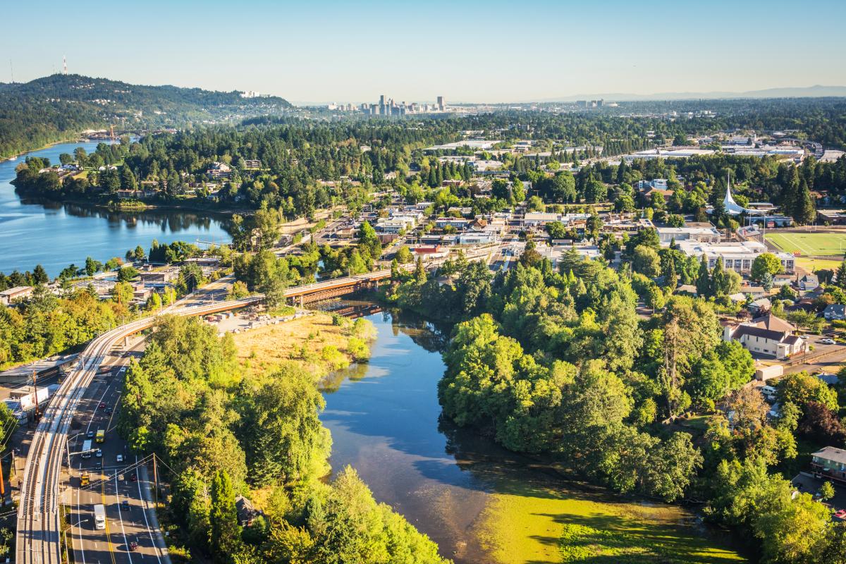 Aerial View of Milwaukie