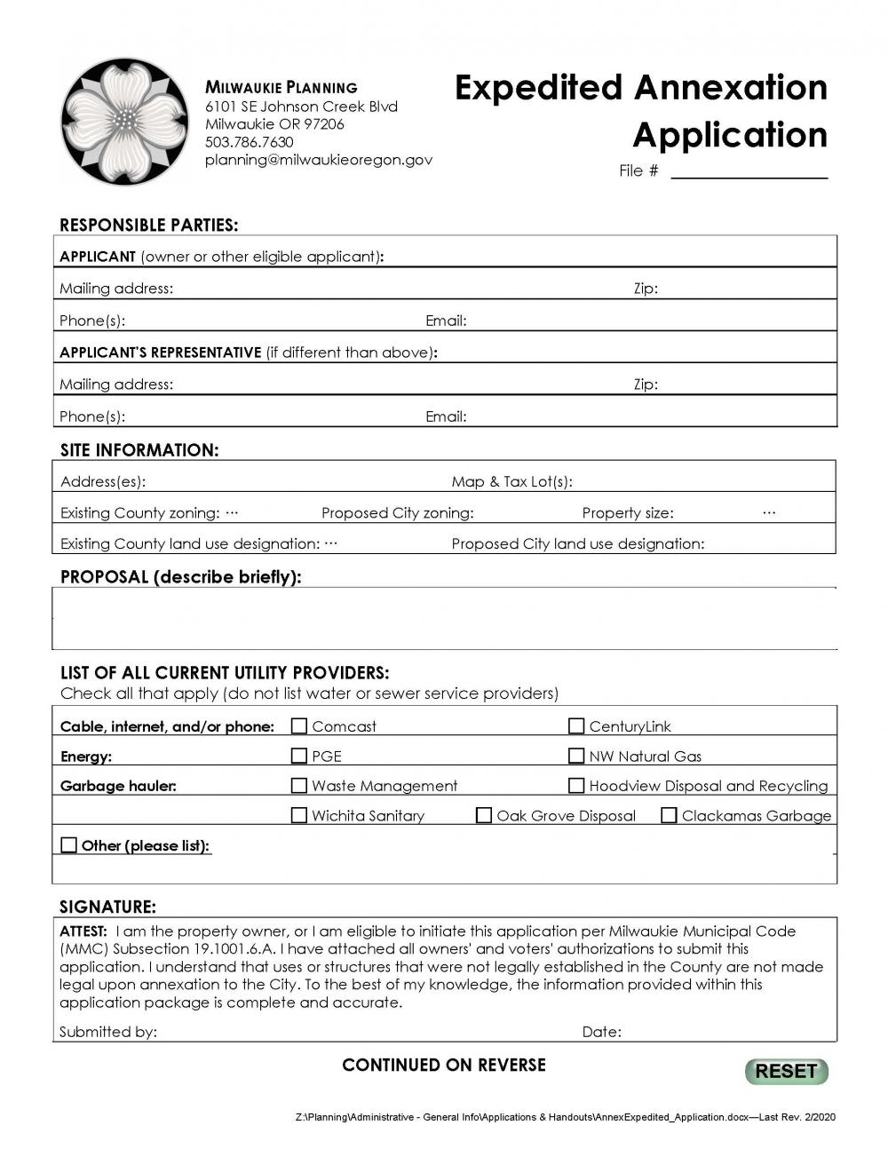 annexation proceeding milwaukieoregon