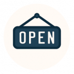 open sign icon