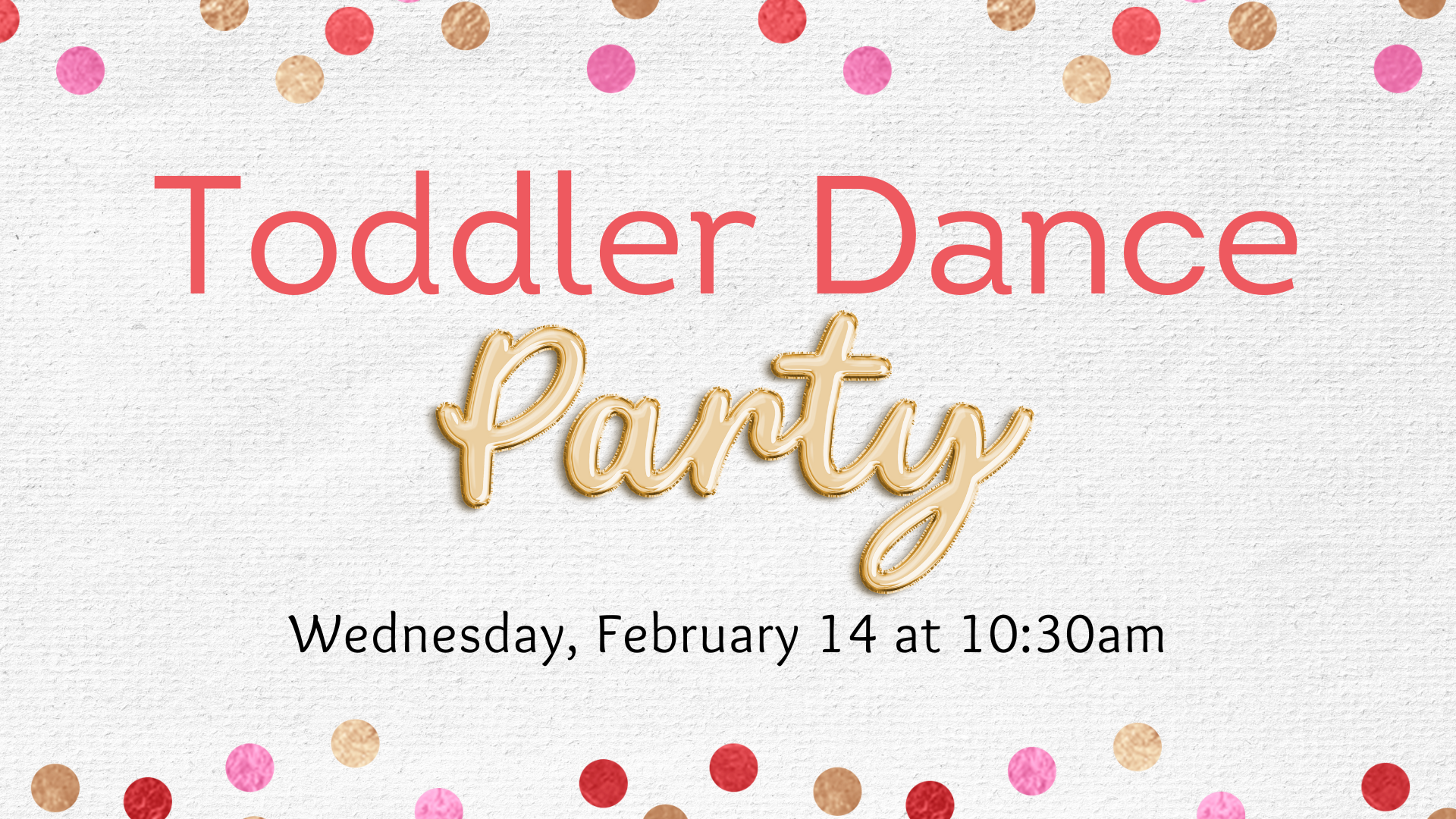 Toddler Dance Party