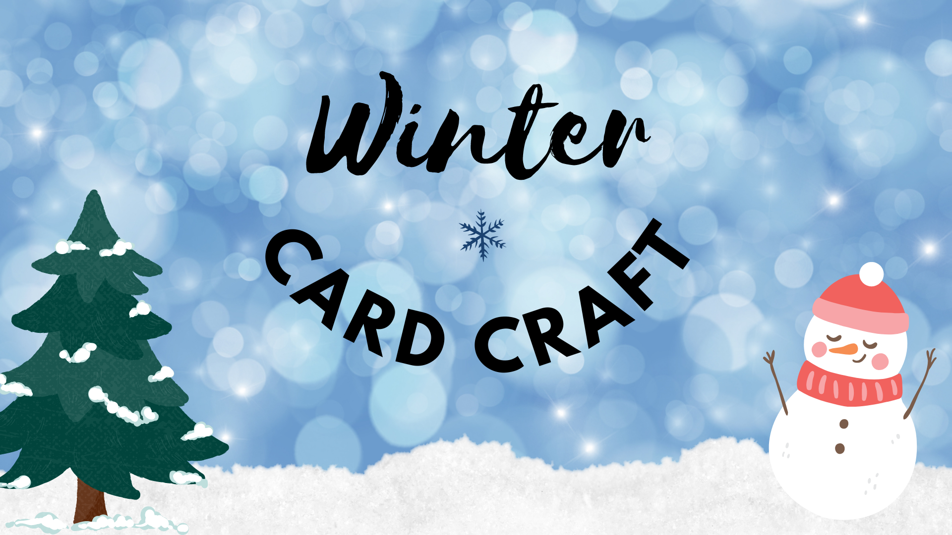 Winter card craft